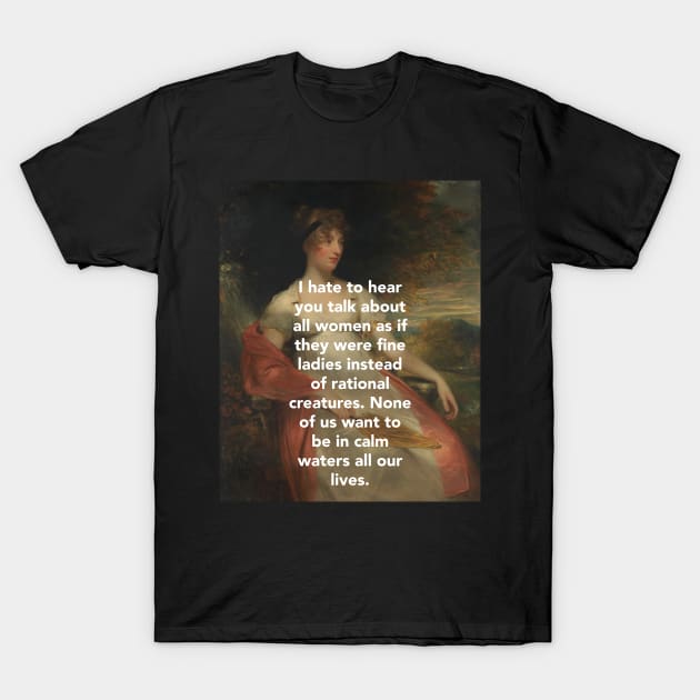 Jane Austen - On Women T-Shirt by ViolMil